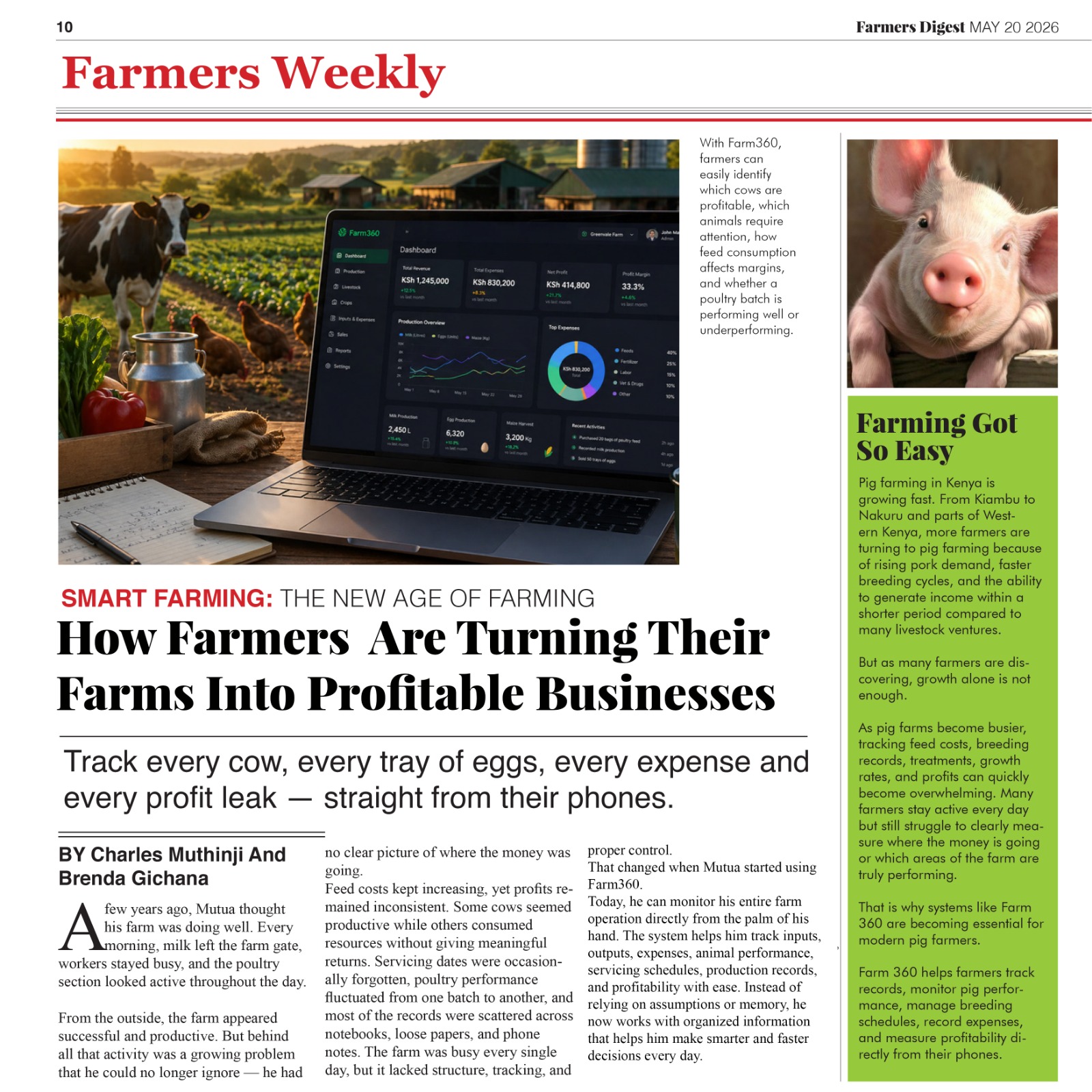 Farm360 newspaper review